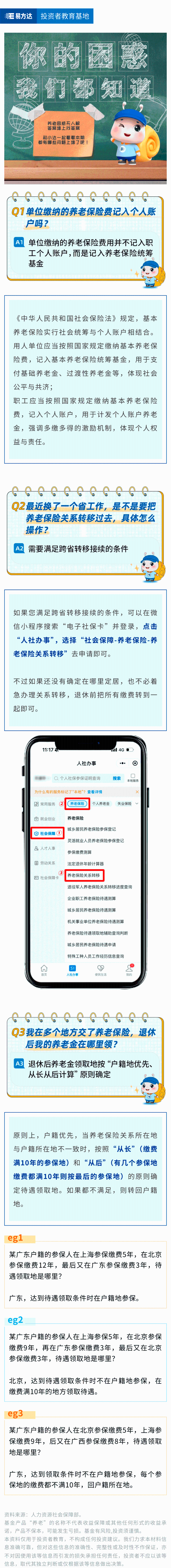 养老课堂_我在多个地方交了养老保险，退休后我的养老金在哪里领？